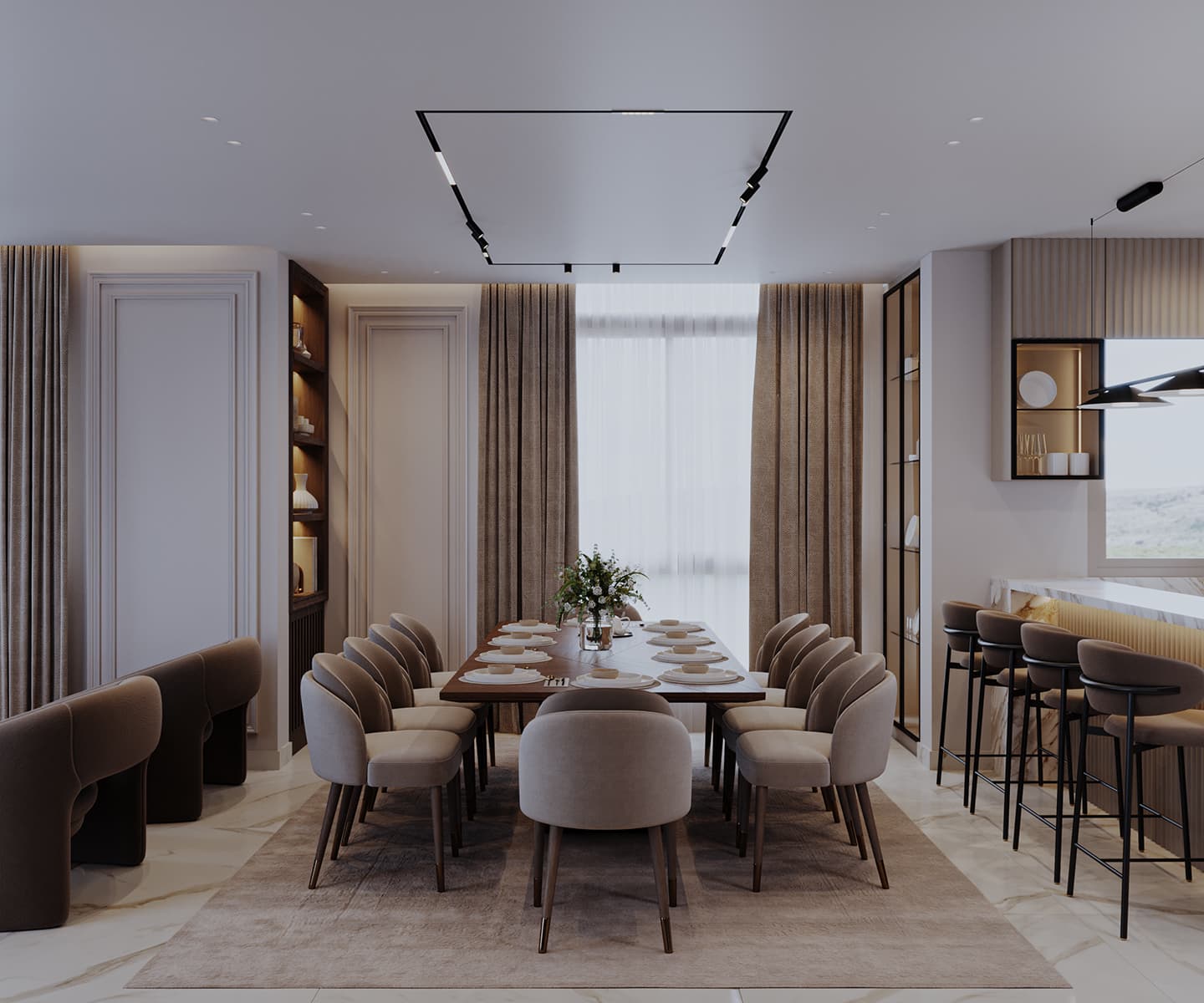 mr ak duplex living area