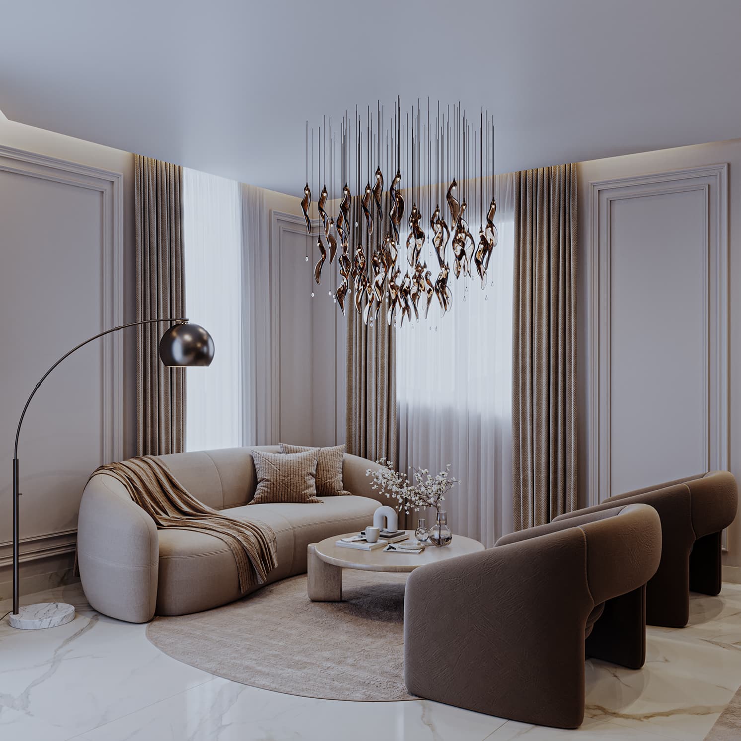 mr ak duplex living area